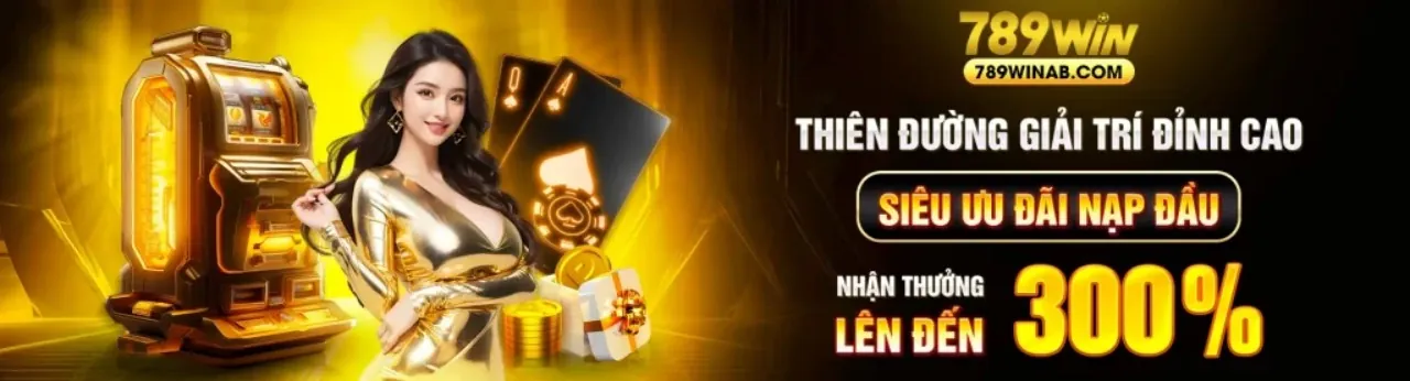 Hình ảnh Nổ Hũ 789win với các biểu tượng may mắn và jackpot lớn